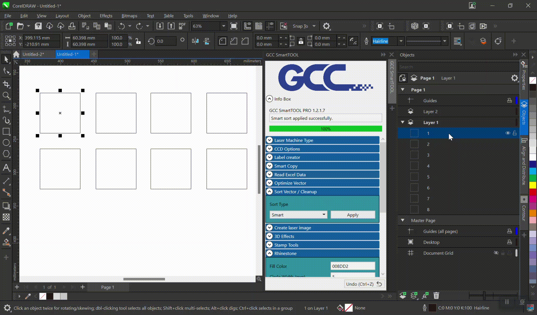 Multifunction user interface for both beginners and advance users. | GCC Laser E200S Series Desktop Laser Engraver Feature